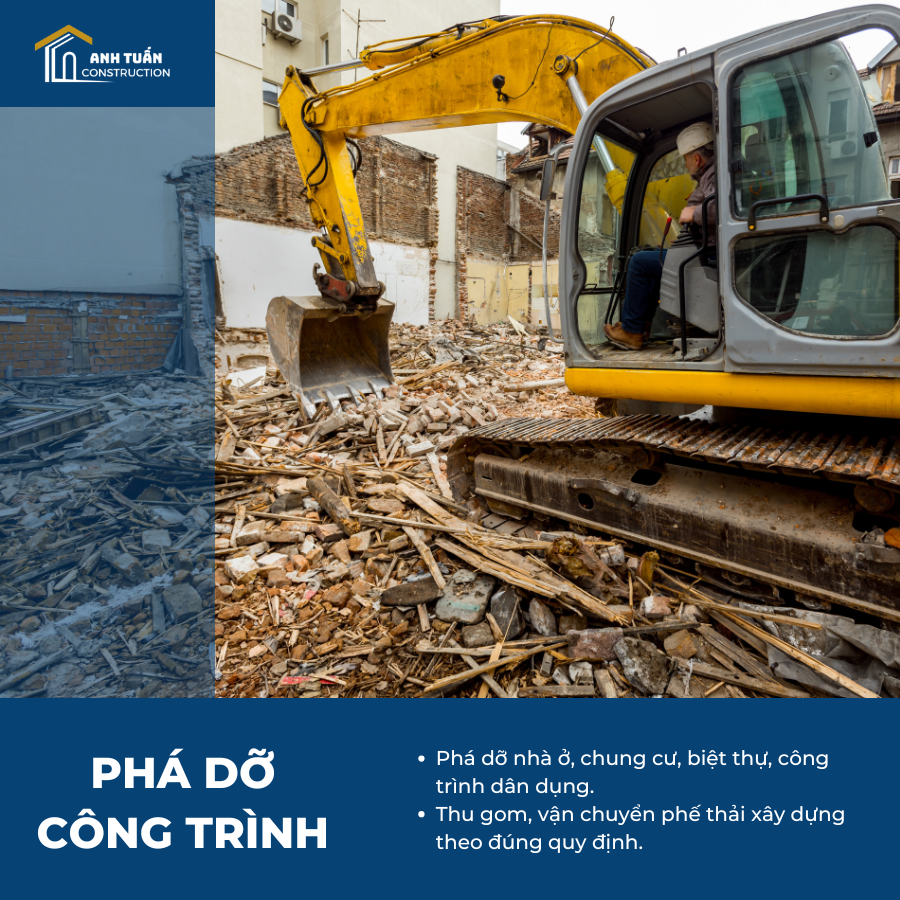 Read more about the article Phá dỡ công trình chuyên nghiệp, nhanh gọn và giá rẻ nhất Hà Nội 036.515.8006